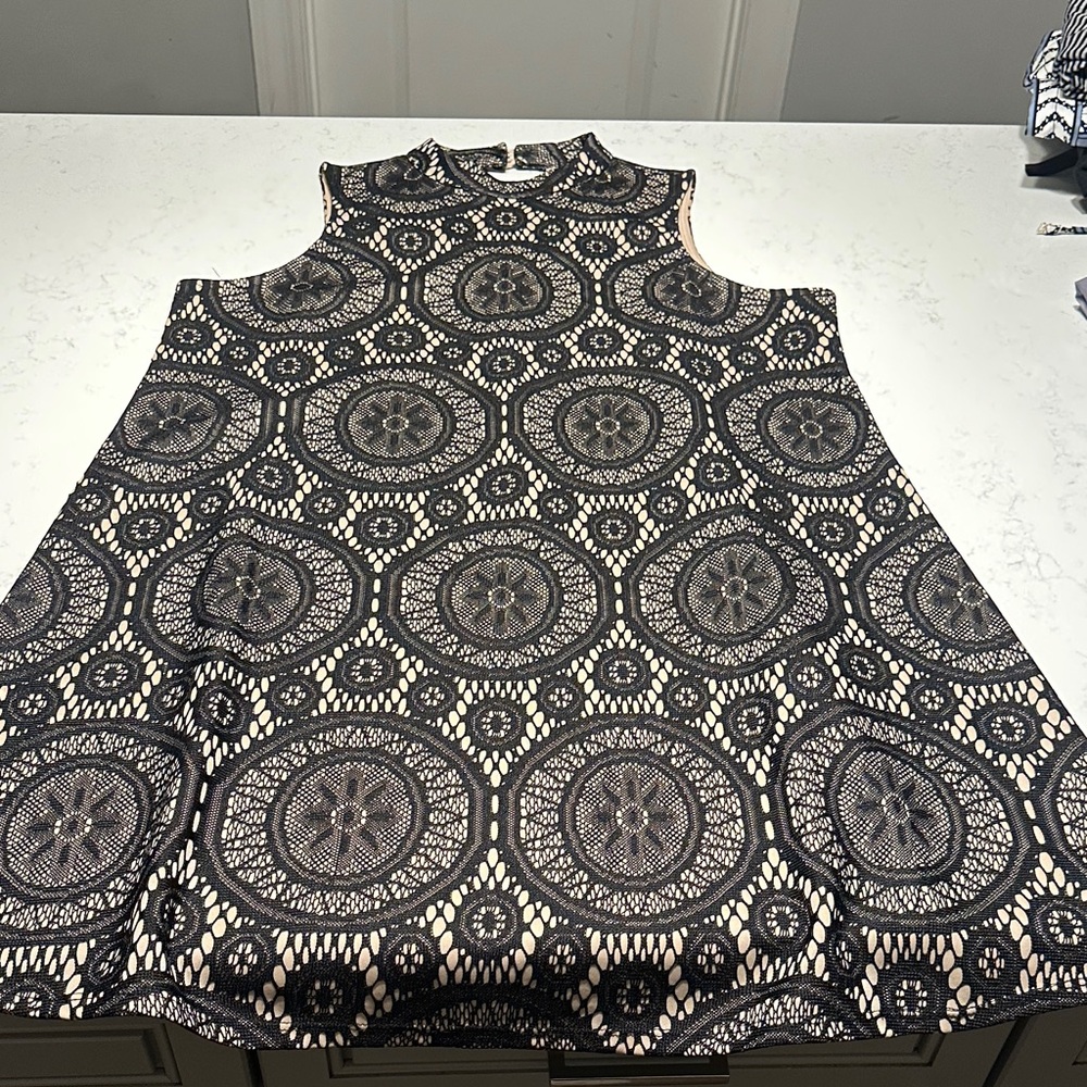 Love, Fire Black and Cream Lace dress